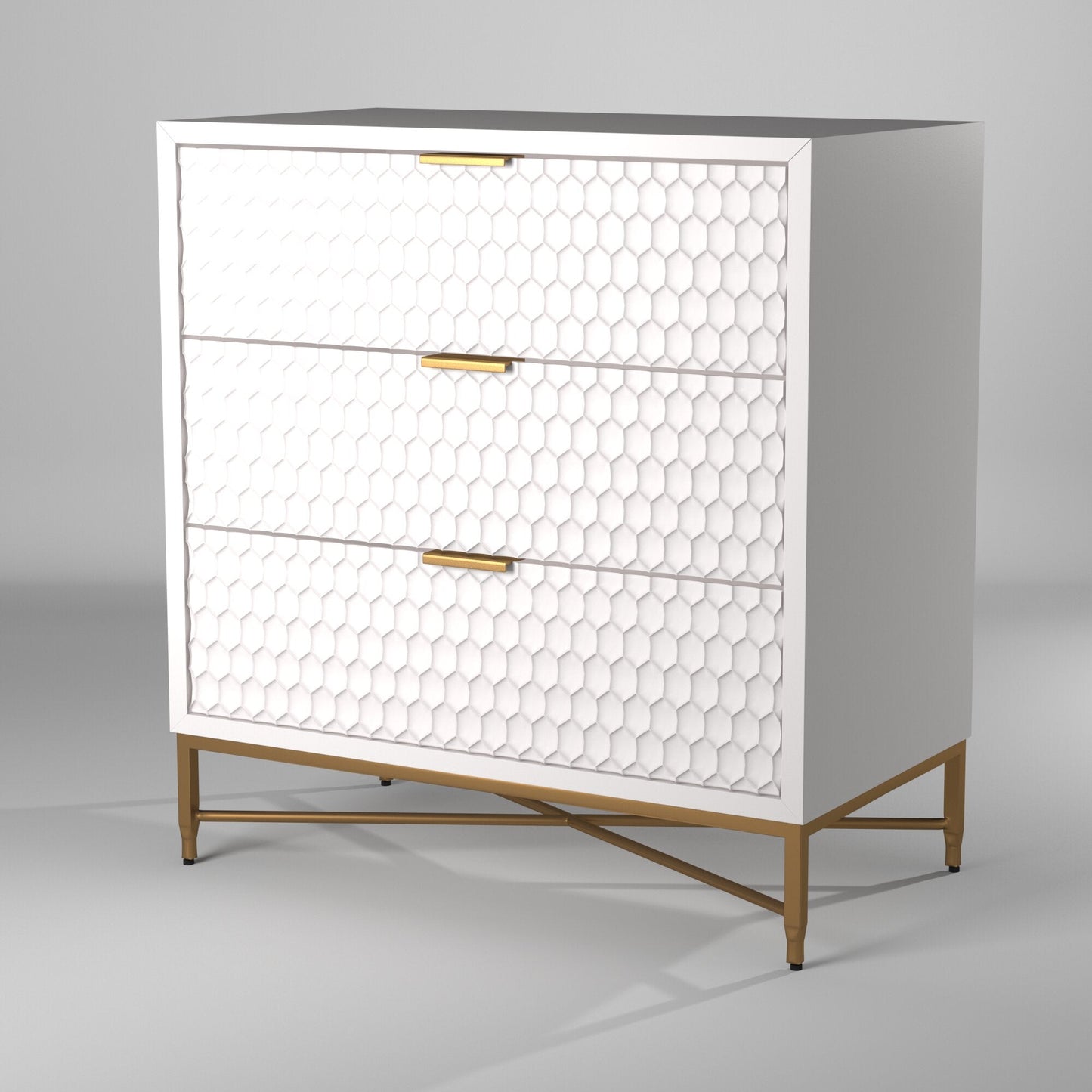 White Pearl Accent Chest - Origins by Alpine