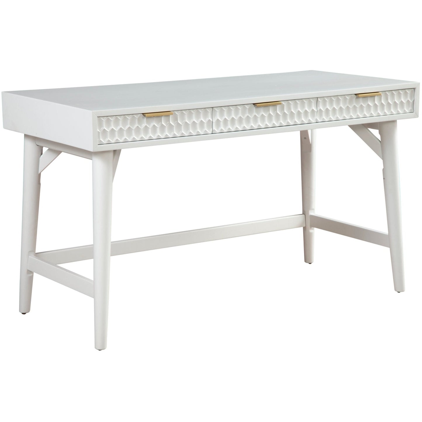 White Pearl Large Desk - Origins by Alpine