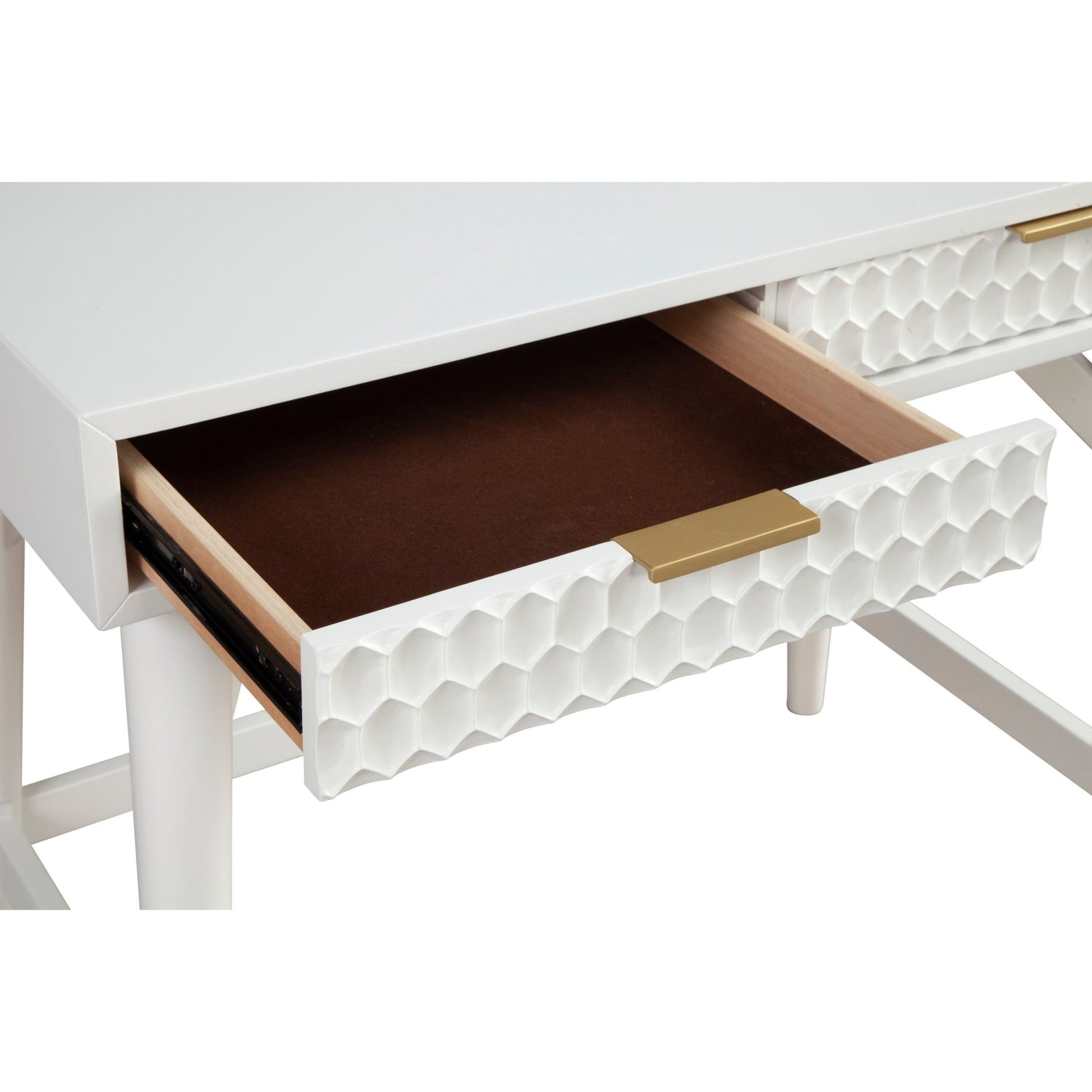 White Pearl Mini Desk - Origins by Alpine