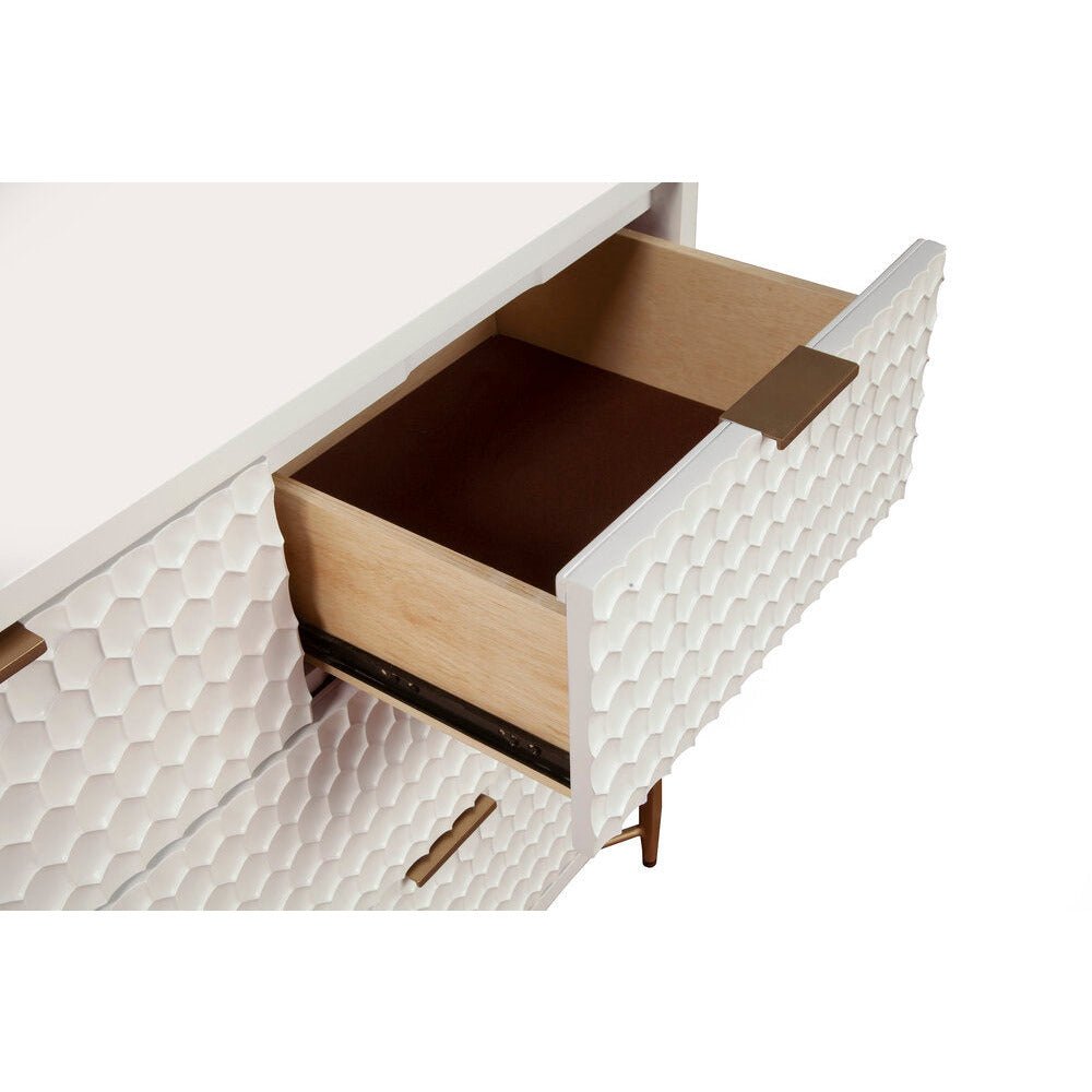 White Pearl TV Console - Origins by Alpine